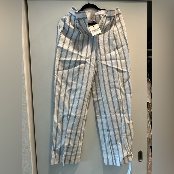 Reformation Alex Linen Pants Size 0 - Picture 6 of 7